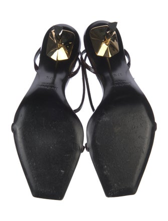Saint Laurent Patent Leather Sandals