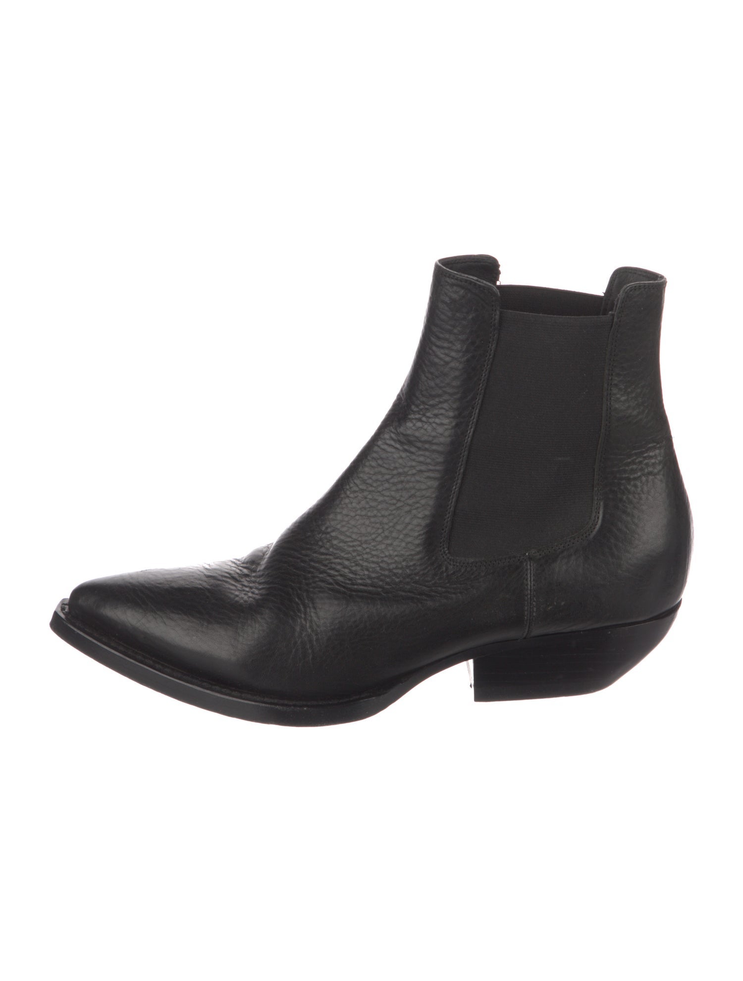 Saint Laurent Leather Chelsea Boots