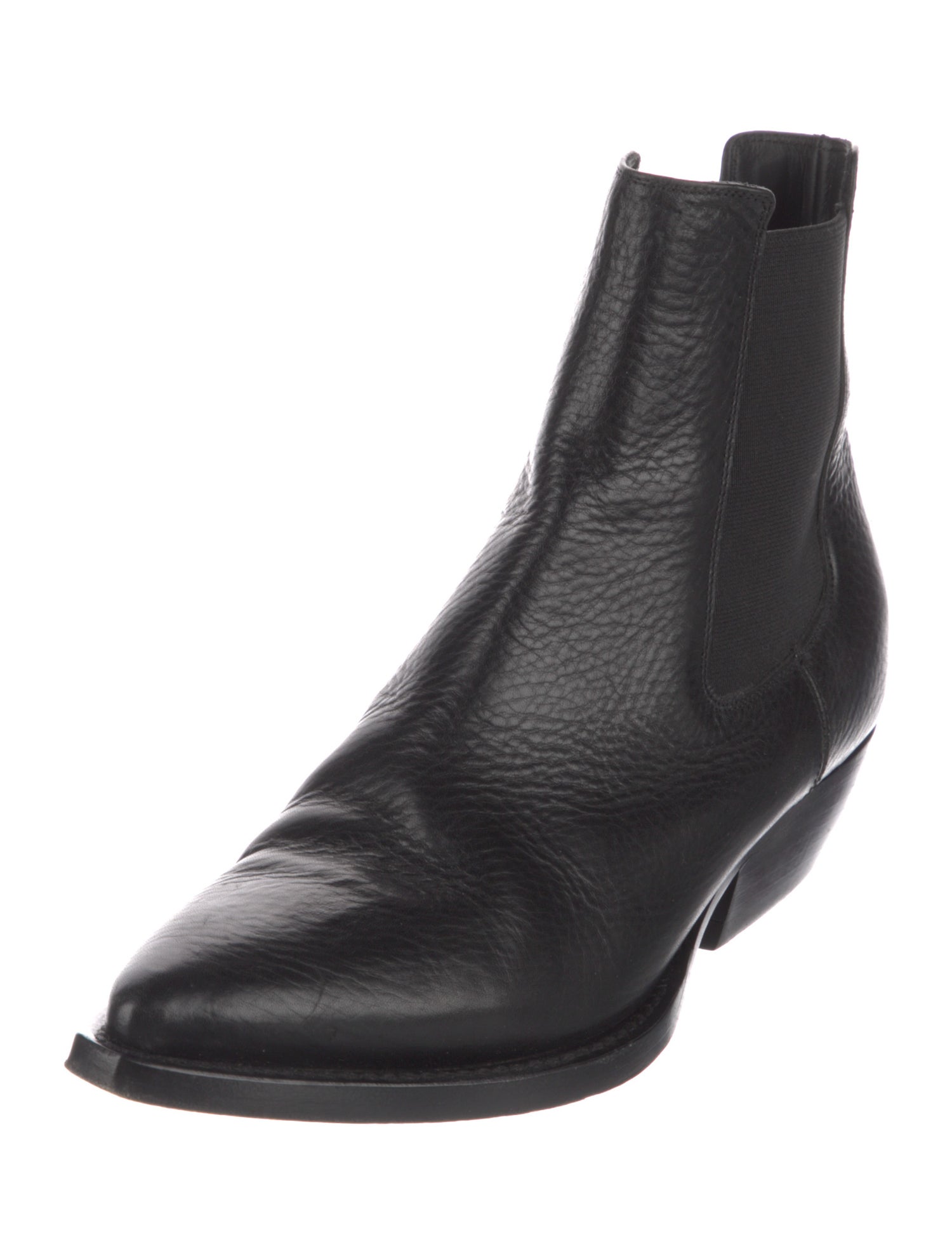 Saint Laurent Leather Chelsea Boots