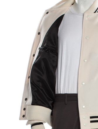 Saint Laurent 2021 Teddy Varsity Jacket