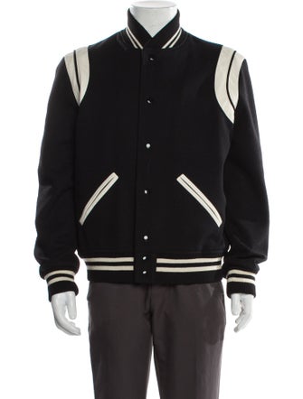 Saint Laurent 2022 Teddy Varsity Jacket