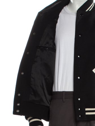 Saint Laurent 2022 Teddy Varsity Jacket