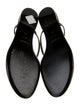 Saint Laurent Chevron Leather T-Strap Sandals