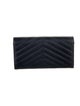 Saint Laurent Large Monogram Continental Chevron Wallet