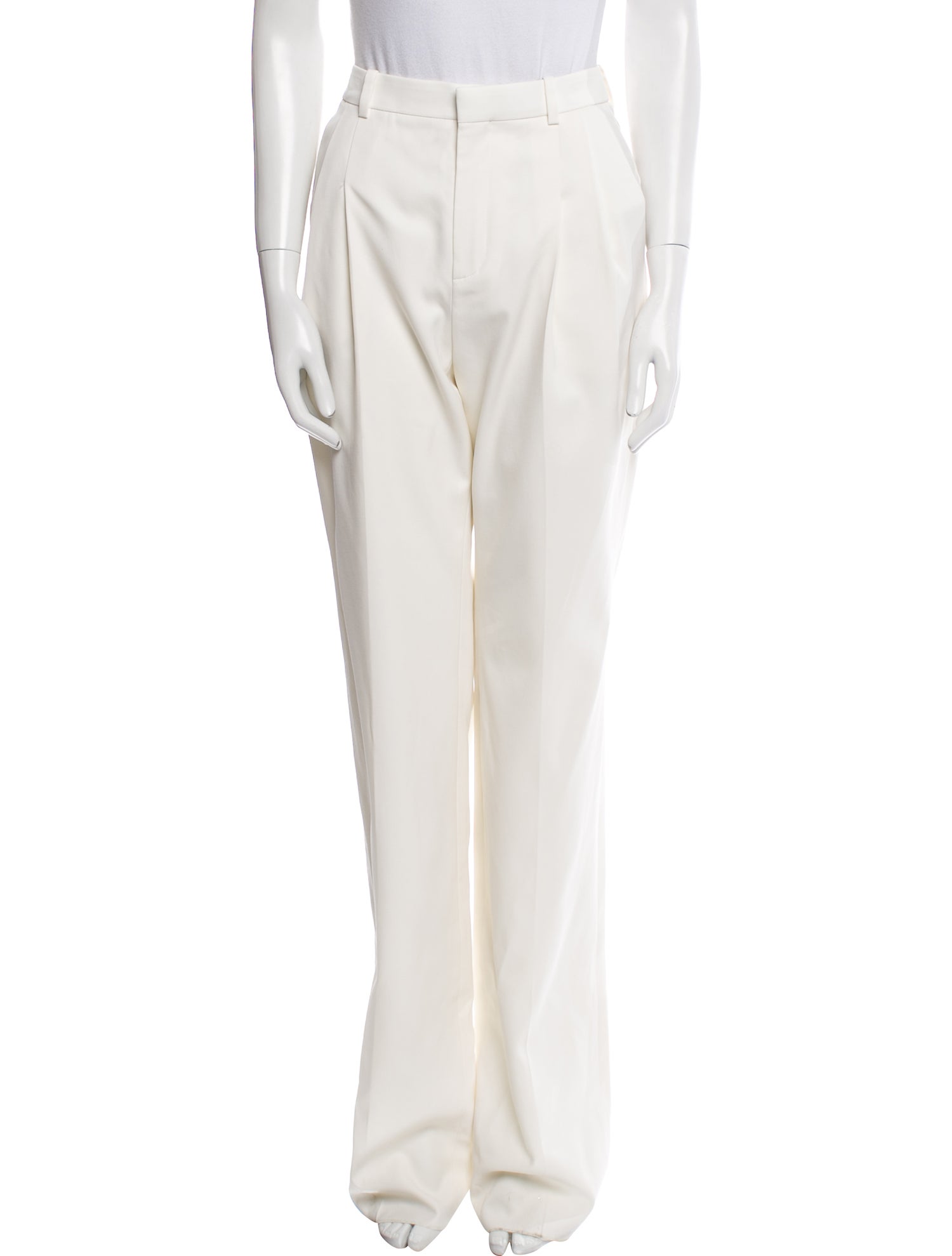 Saint Laurent Wool Wide Leg Pants