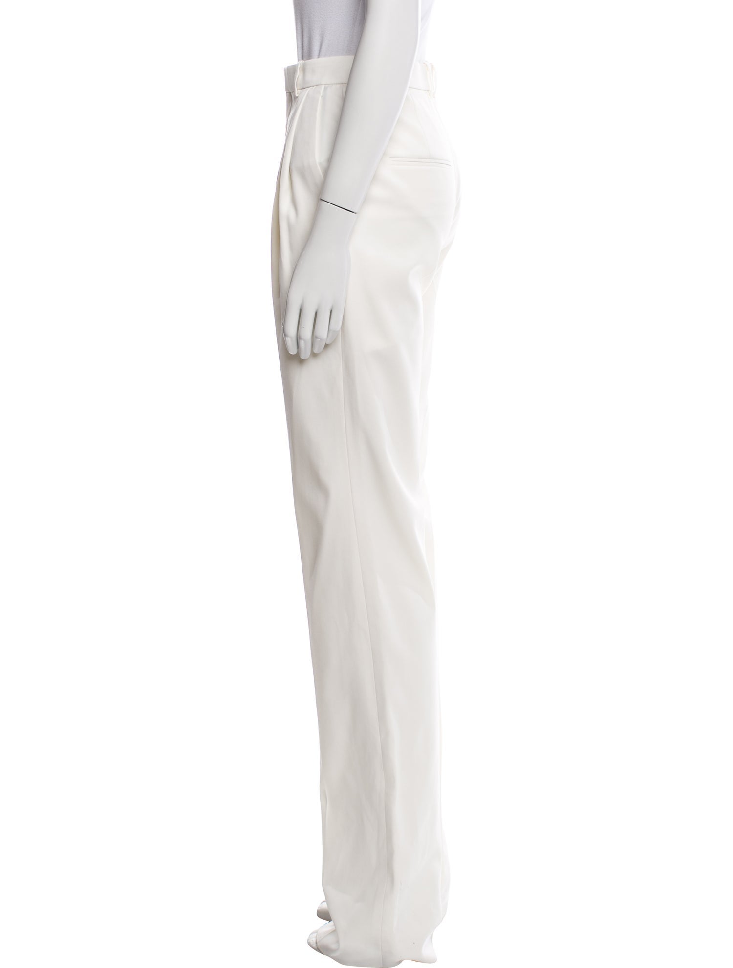 Saint Laurent Wool Wide Leg Pants