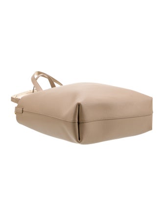 Saint Laurent Leather North/ South Shopping Toy