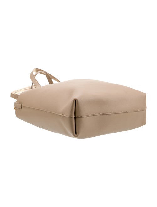 Saint Laurent Leather North/ South Shopping Toy