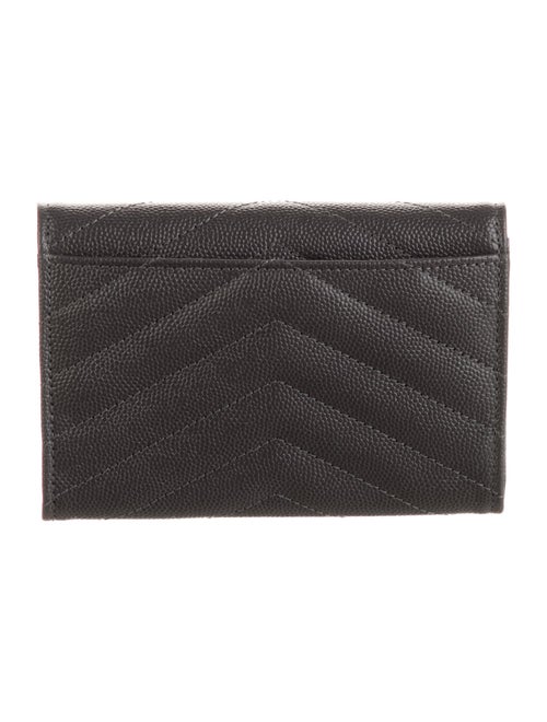 Saint Laurent 2020 Compact matelasse Envelope Wallet Wallet