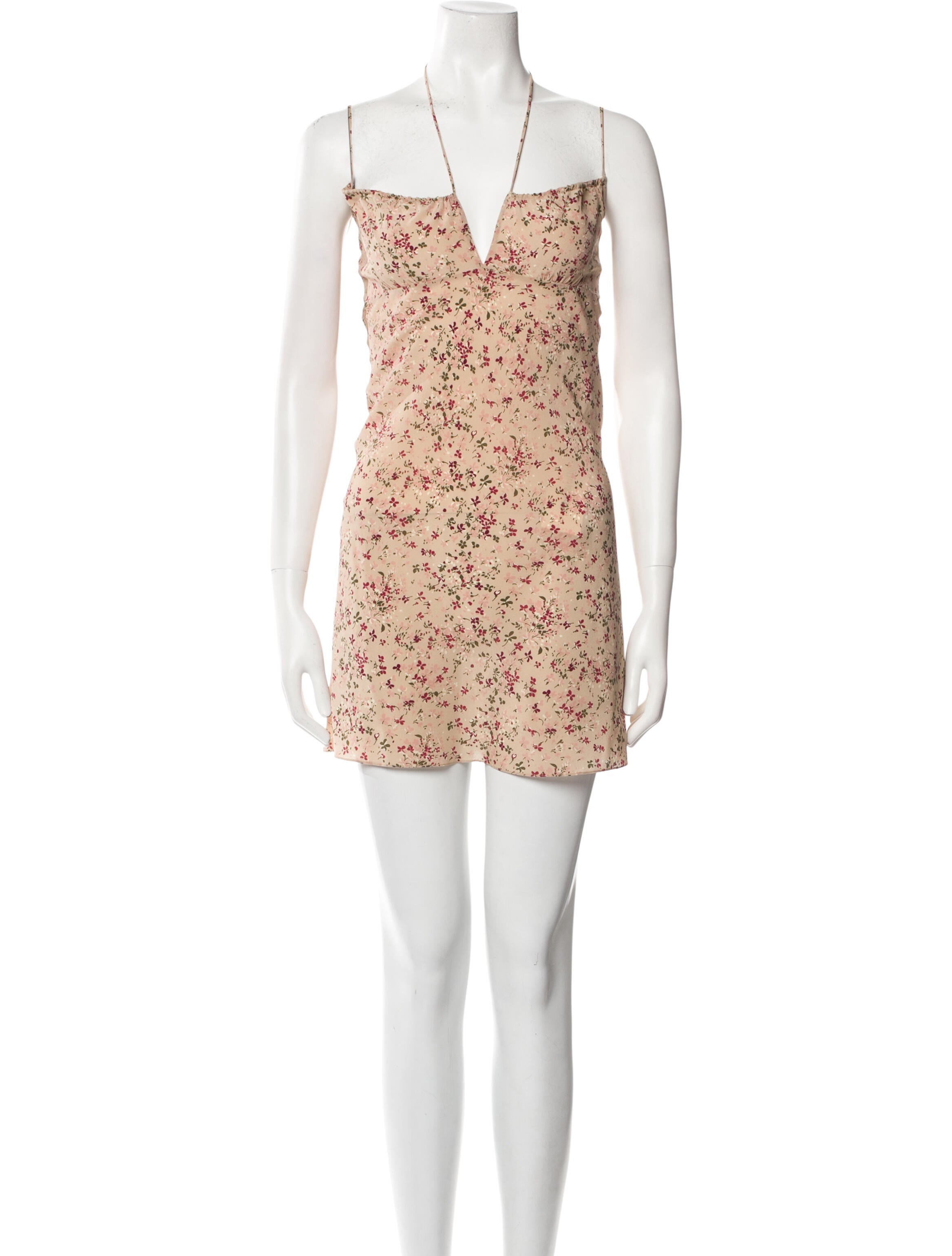 Saint Laurent Silk Mini Dress