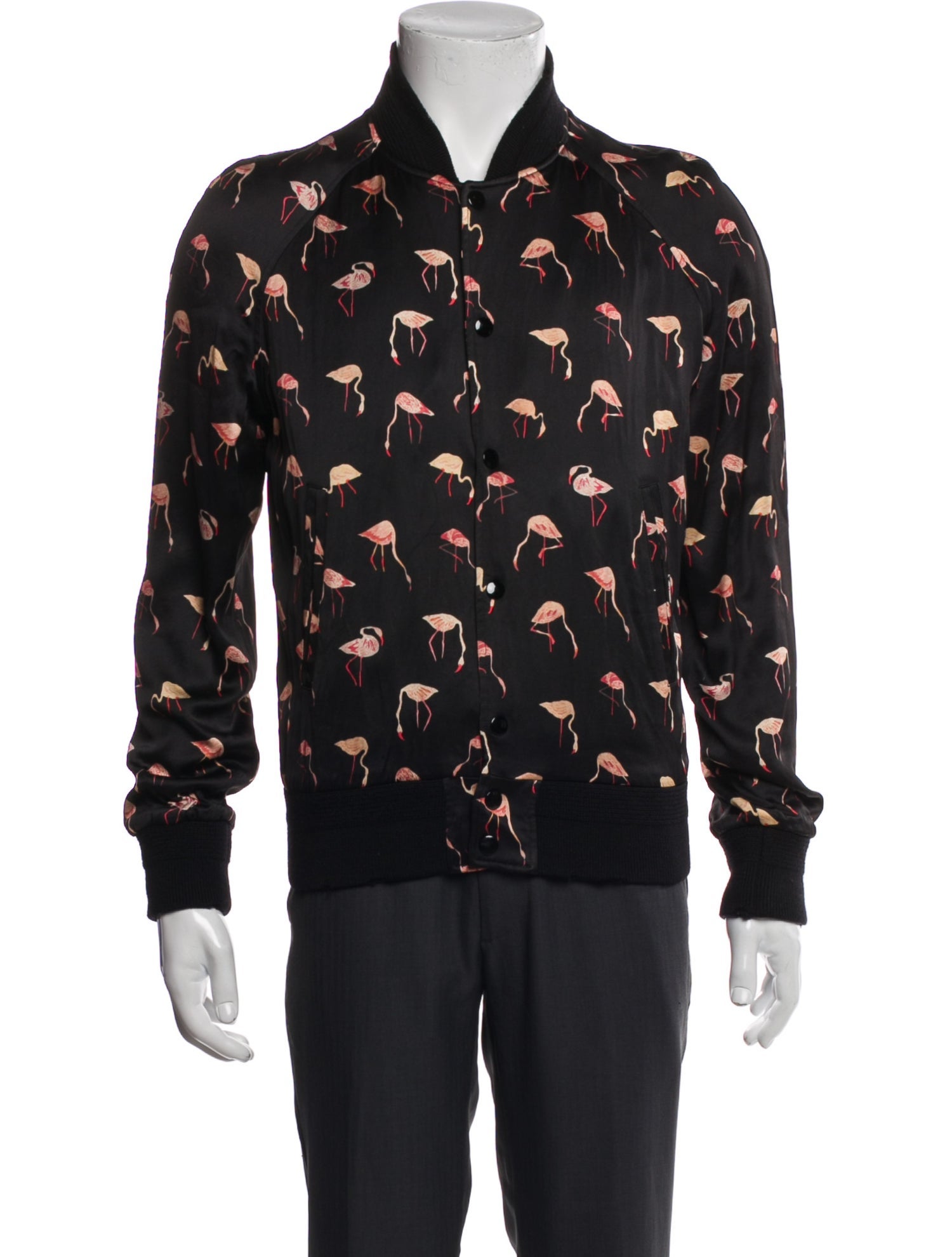 Saint Laurent 2017 Printed Bomber Jacket