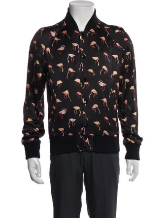 Saint Laurent 2017 Printed Bomber Jacket
