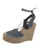 Saint Laurent Denim Espadrilles