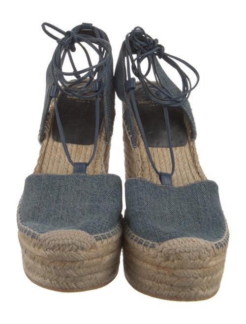 Saint Laurent Denim Espadrilles