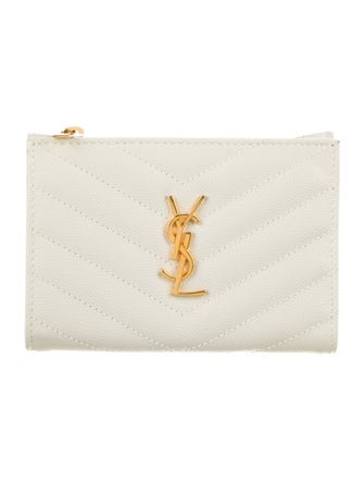 Saint Laurent 2019 Signature Logo Wallet