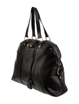 Yves Saint Laurent Rive Gauche Leather Top Handle Bag