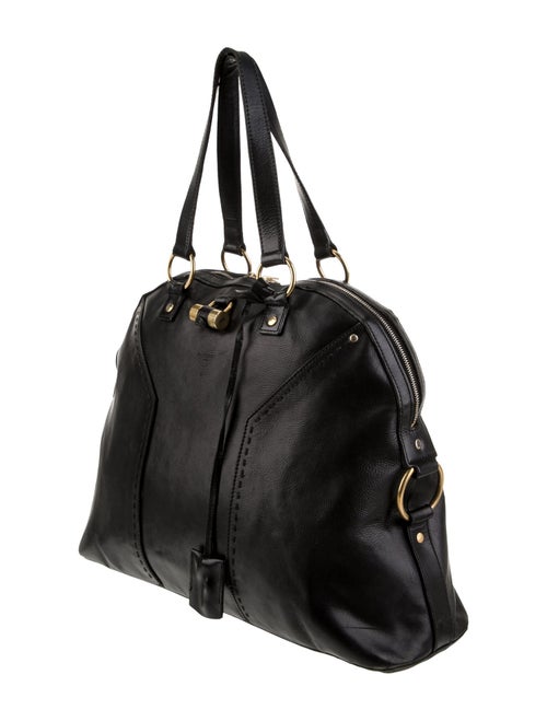 Yves Saint Laurent Rive Gauche Leather Top Handle Bag