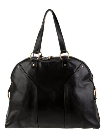 Yves Saint Laurent Rive Gauche Leather Top Handle Bag