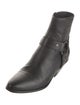 Saint Laurent Leather Moto Boots
