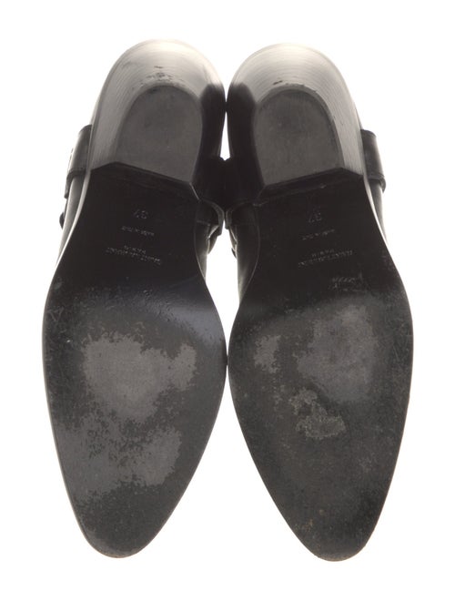 Saint Laurent Leather Moto Boots
