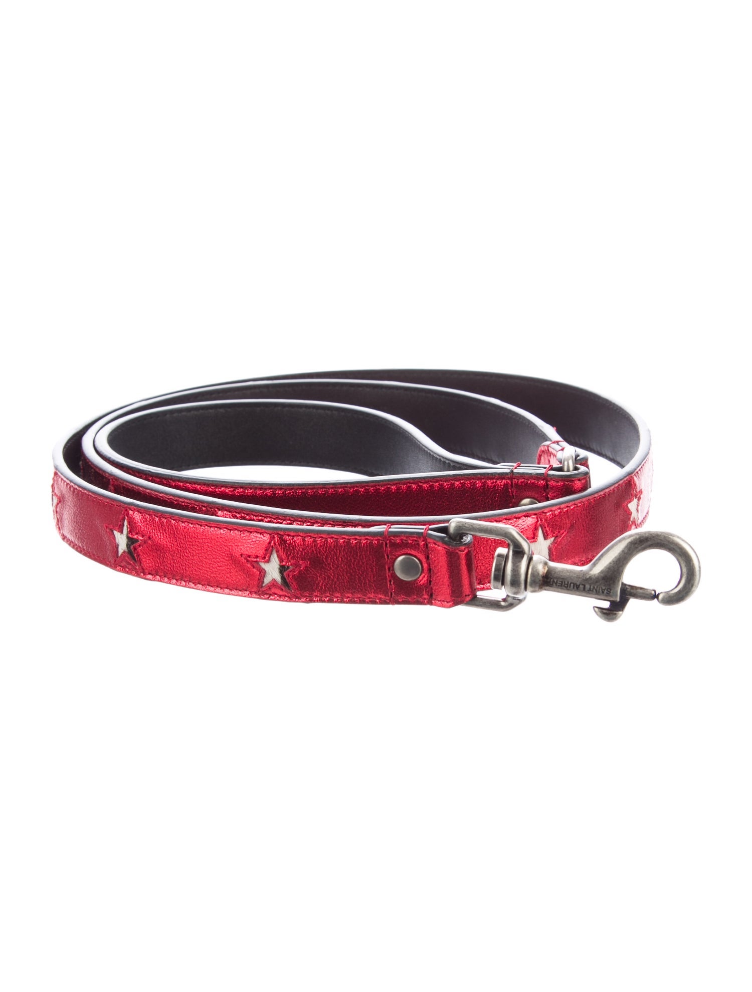 Saint Laurent Stars Pet Leash w/ Tags