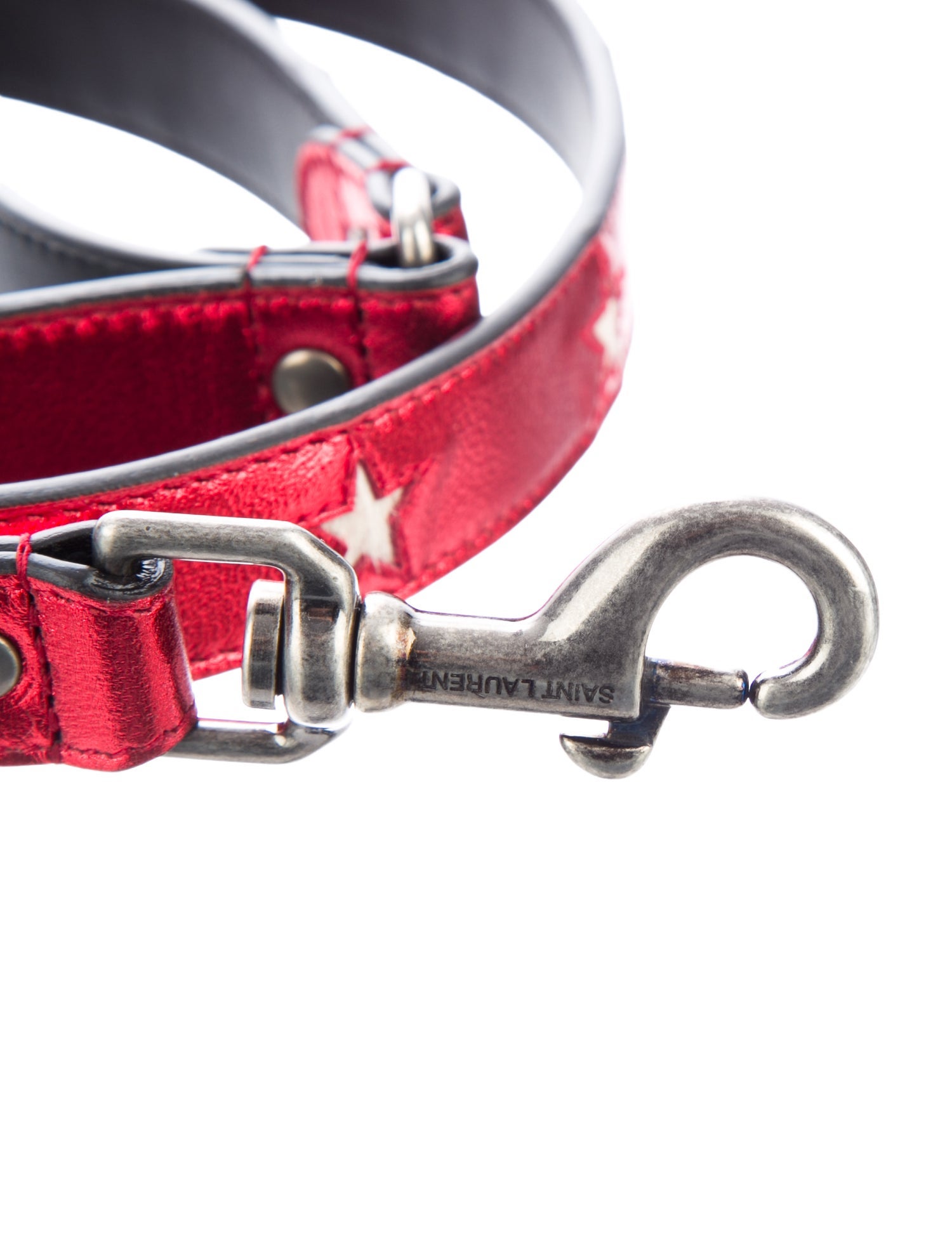 Saint Laurent Stars Pet Leash w/ Tags