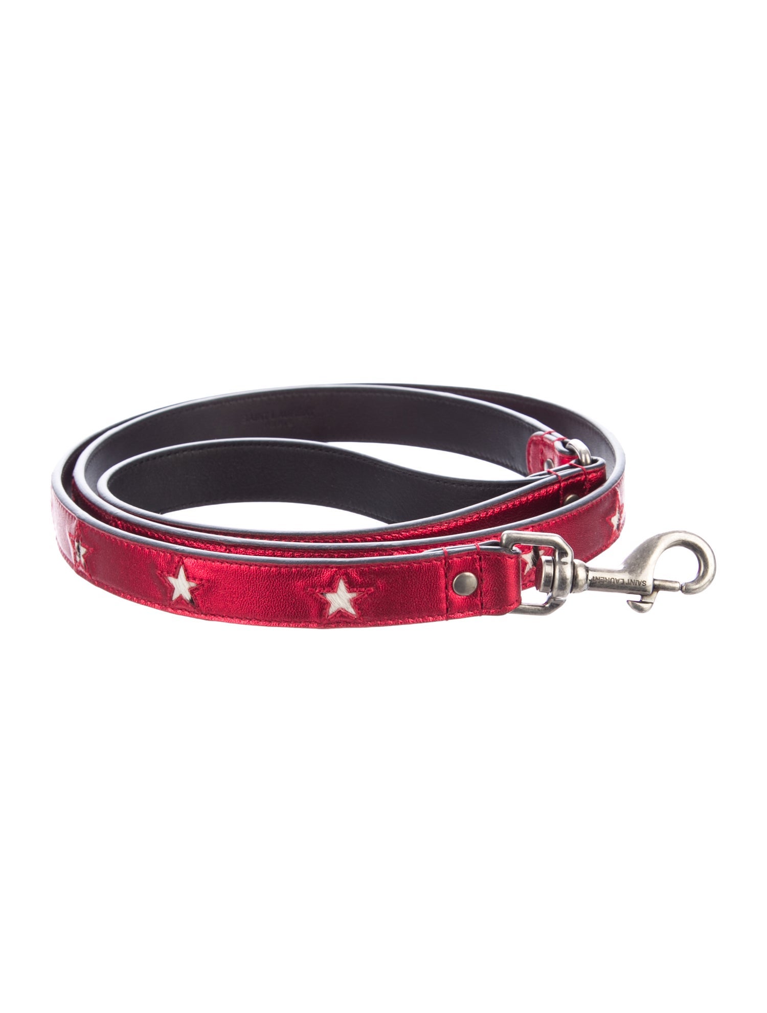 Saint Laurent Stars Pet Leash w/ Tags