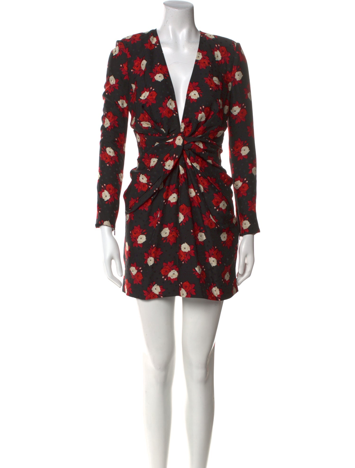 Saint Laurent Silk Mini Dress