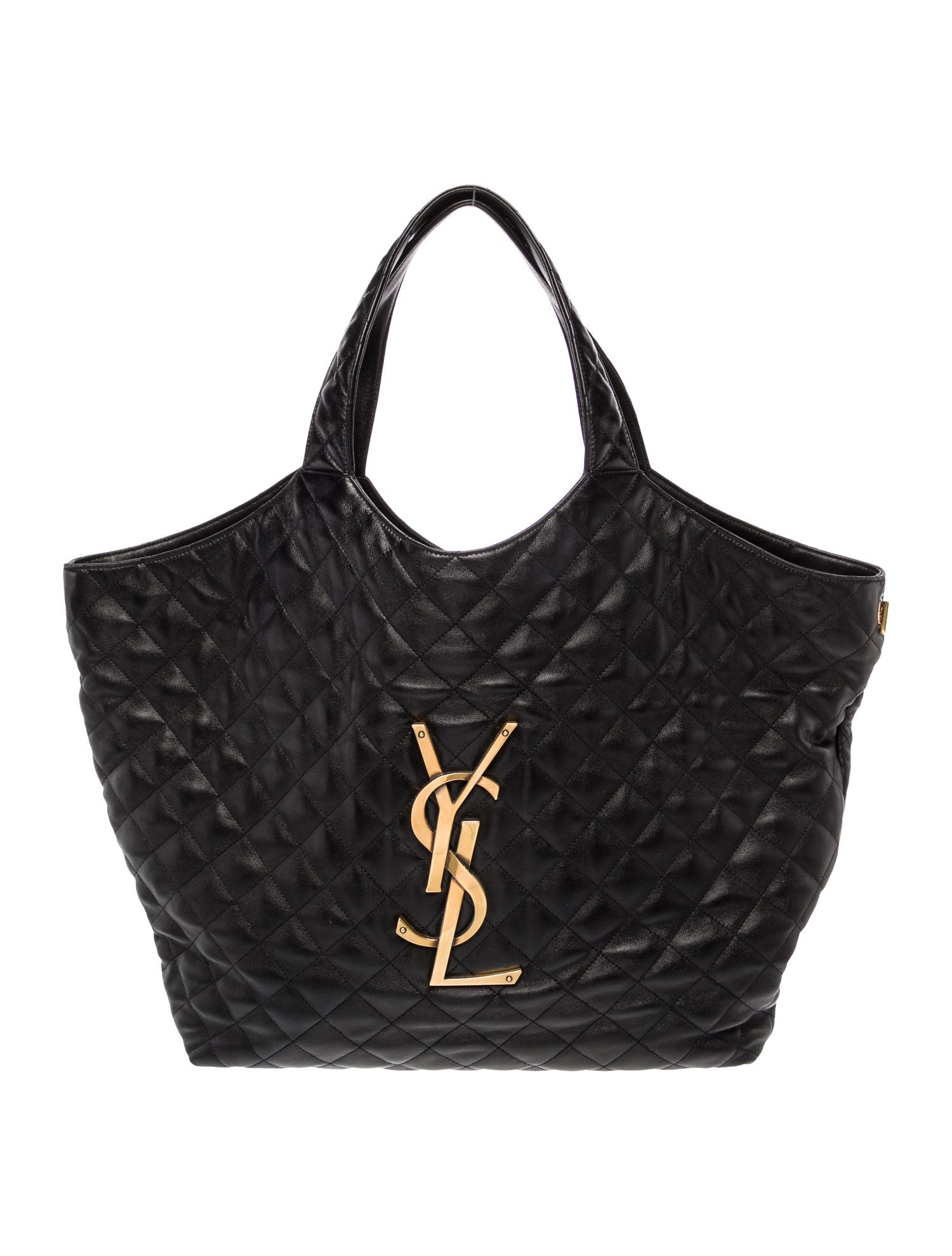 Saint Laurent Leather Icare Shopping Tote Maxi 2023