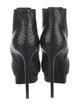Saint Laurent Snakeskin Animal Print Lace-Up Boots