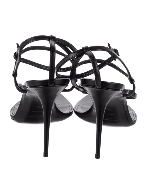 Saint Laurent Leather Slingback Sandals