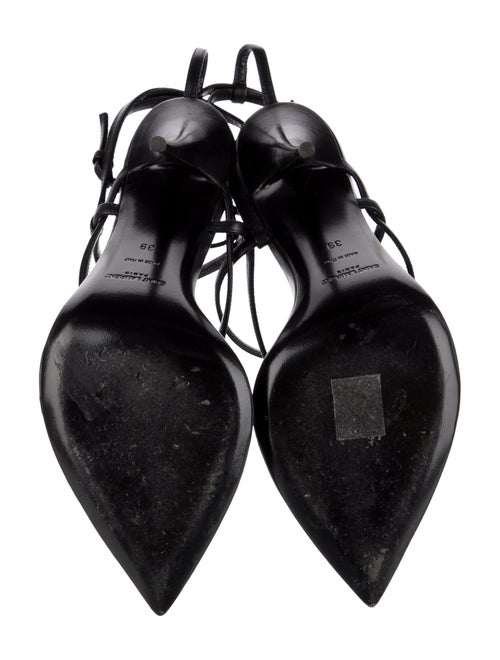 Saint Laurent Leather Slingback Sandals