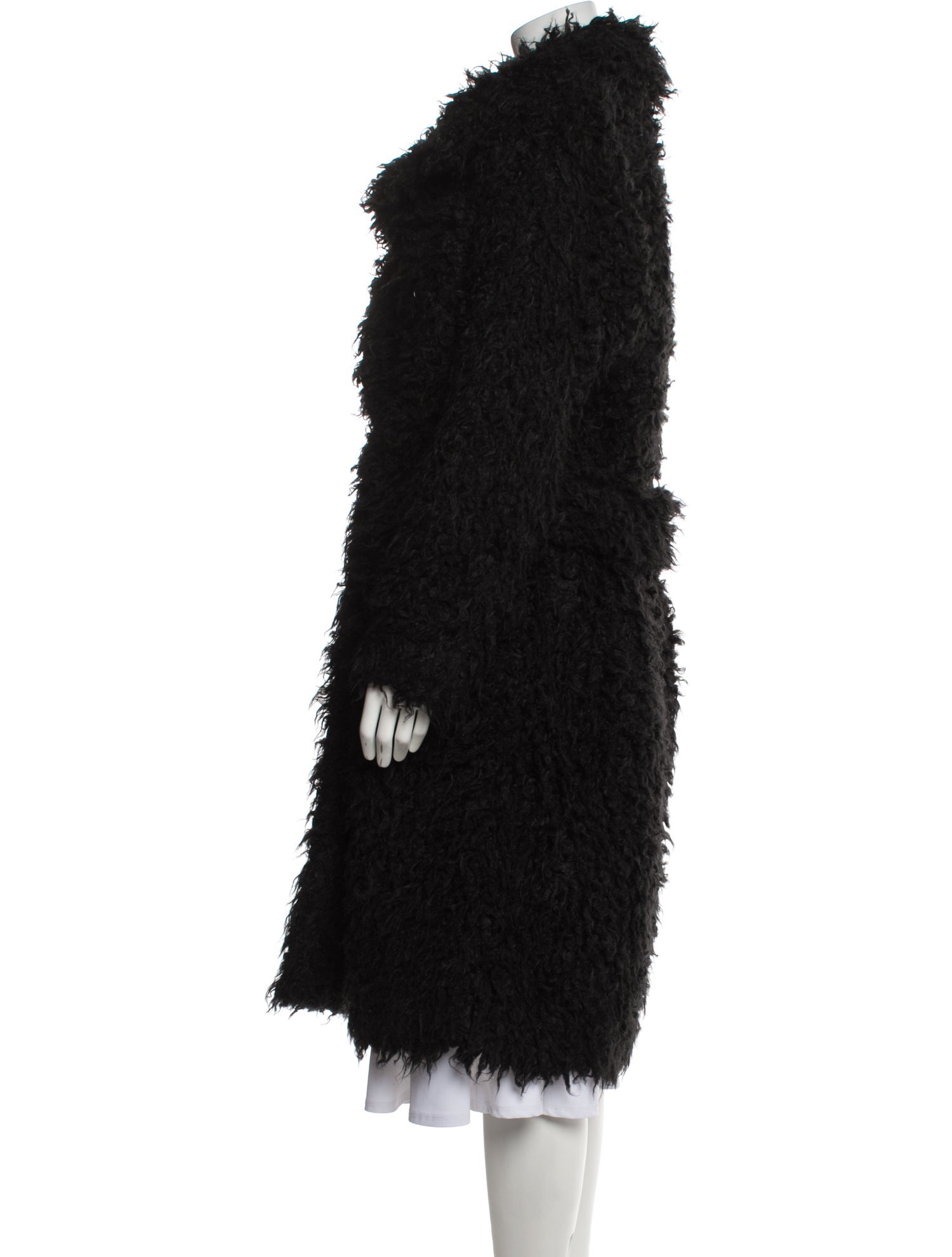 Saint Laurent 2018 Faux Fur Faux Fur Coat