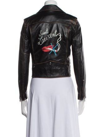 Saint Laurent 2017 Leather Biker Jacket