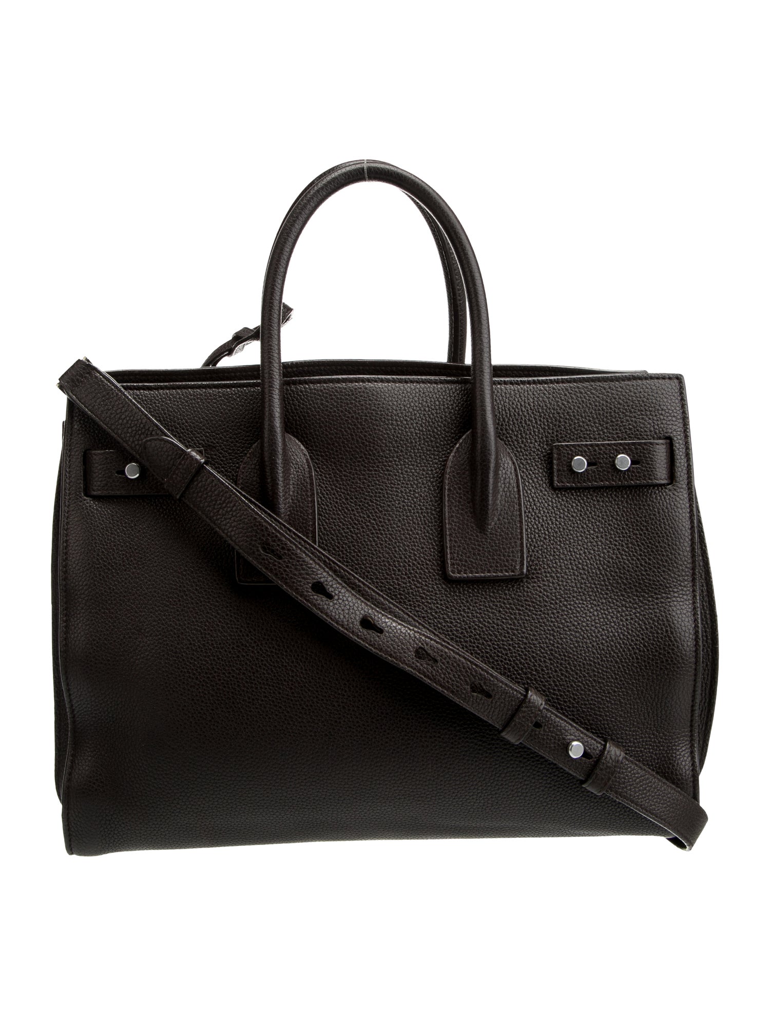 Saint Laurent Leather Sac De Jour Small