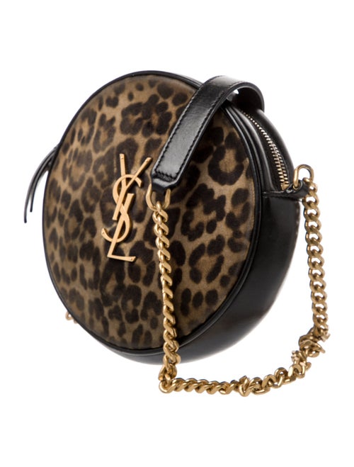 Saint Laurent Leather Round Camera