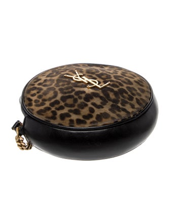 Saint Laurent Leather Round Camera