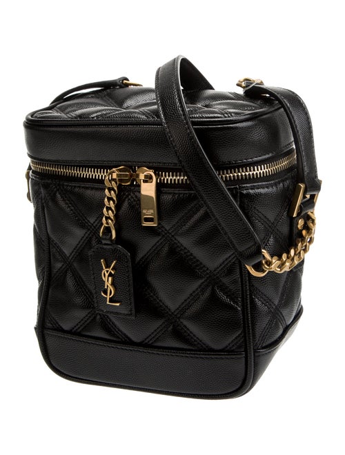 Saint Laurent Leather 80's Vanity Bag Mini