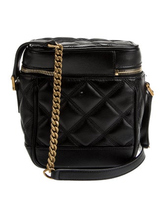 Saint Laurent Leather 80's Vanity Bag Mini