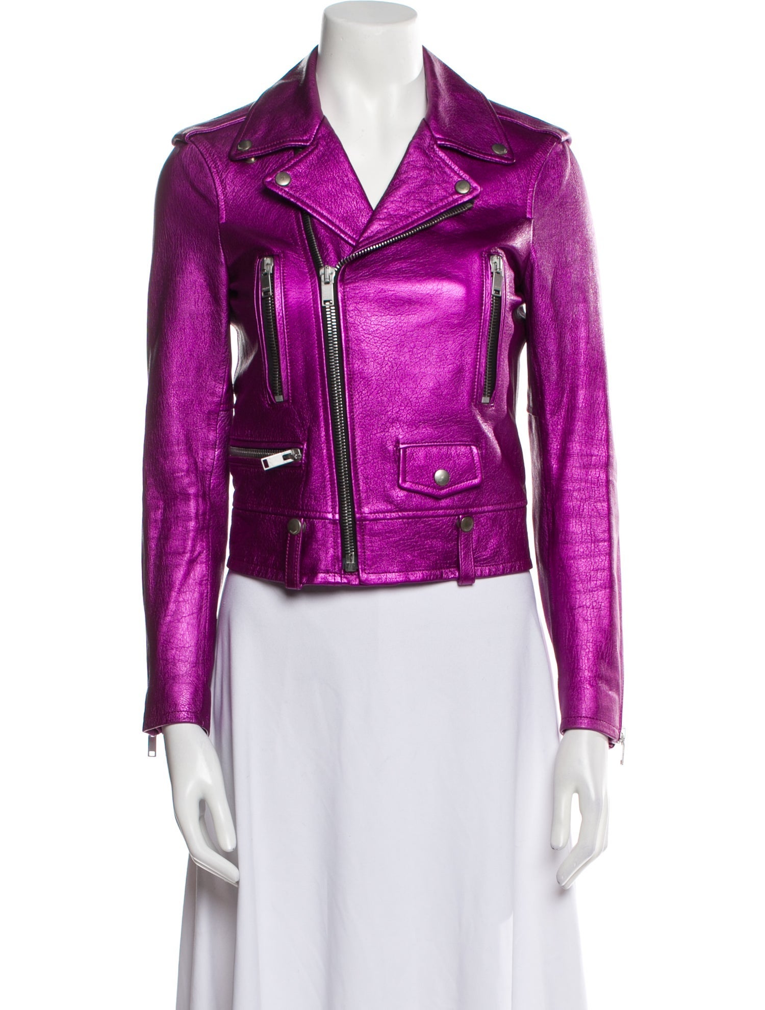 Saint Laurent 2014 Leather Biker Jacket