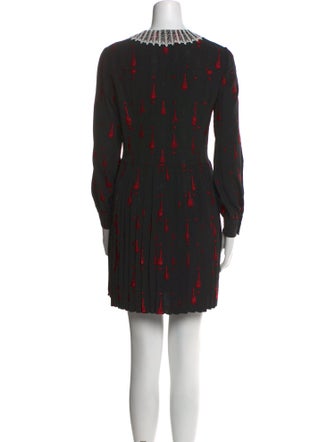 Saint Laurent Printed Mini Dress