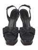 Saint Laurent Leather Slingback Sandals