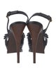 Saint Laurent Leather Slingback Sandals