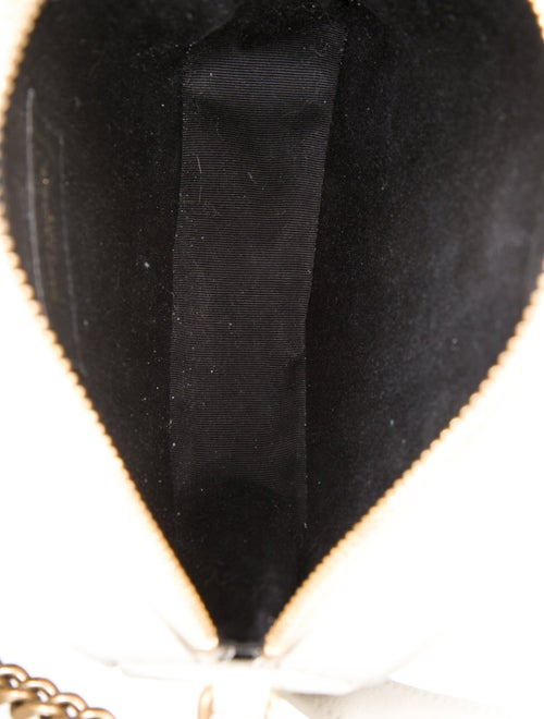 Saint Laurent Quilted Vinyle Round