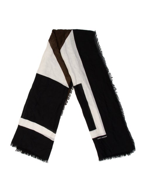 Saint Laurent Striped Scarf