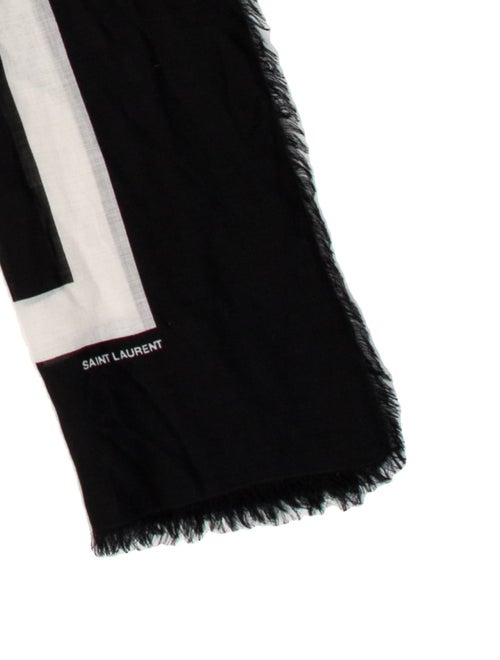 Saint Laurent Striped Scarf