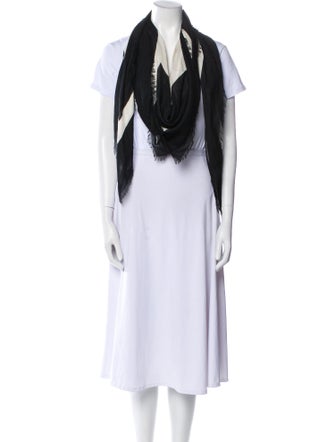 Saint Laurent Striped Scarf