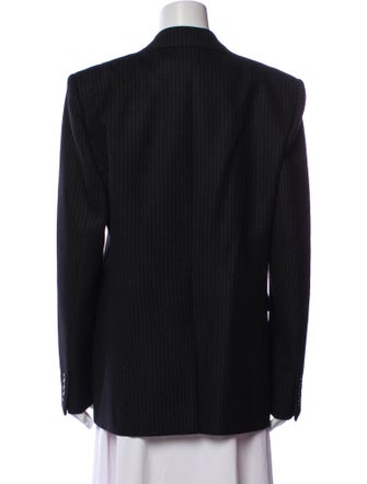 Saint Laurent Wool Striped Blazer