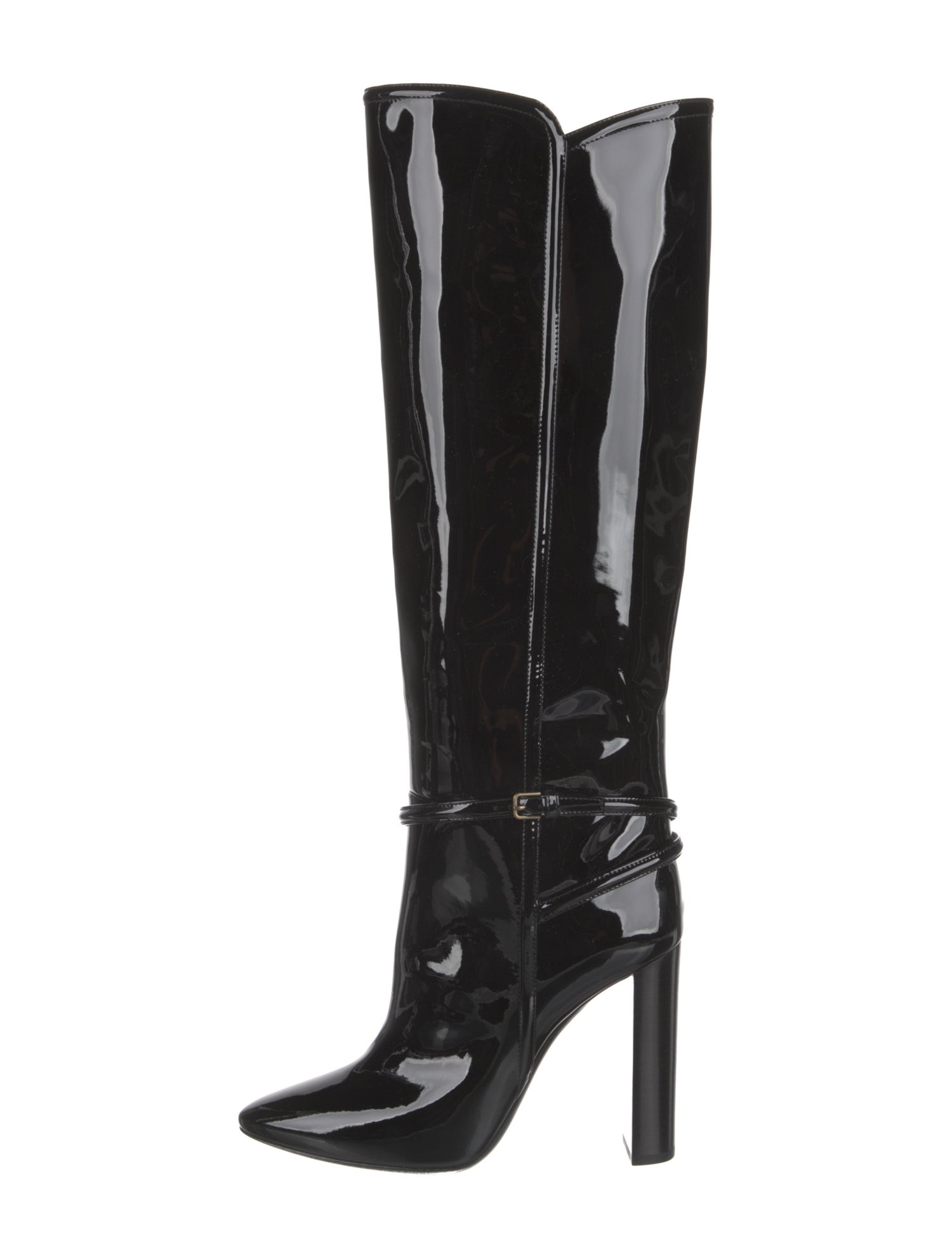 Saint Laurent Patent Leather Boots