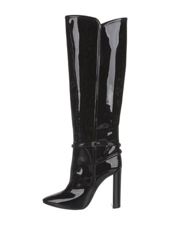 Saint Laurent Patent Leather Boots
